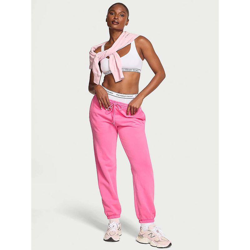 Victoria's Secret Pink Solid Regular Fit Joggers (XL)