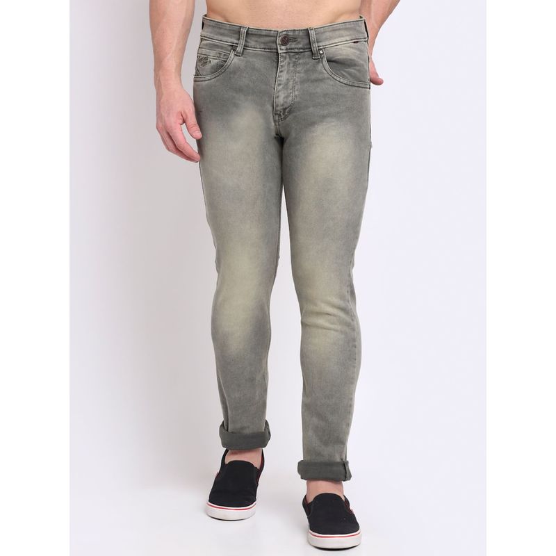 Cantabil Mens Olive Jeans (30)