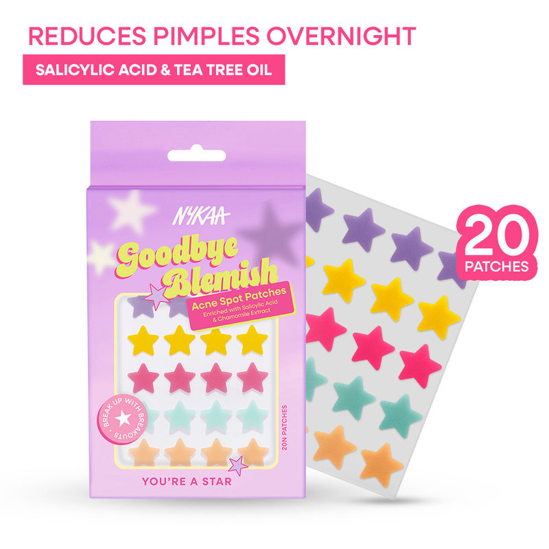Nykaa Skin Goodbye Blemish Acne Spot Patches - You're a star