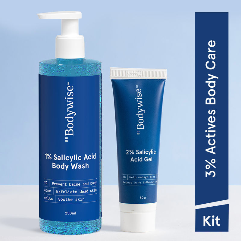 Buy Be Bodywise Face & Body Acne Kit (1 Salicylic Acid Body Wash