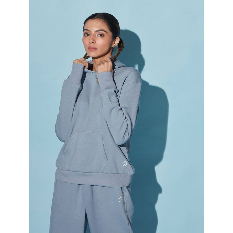 Kica Fleece Oversized Hoodie With Kangaroo Pockets for Yoga/dance/Lounge (2XL)