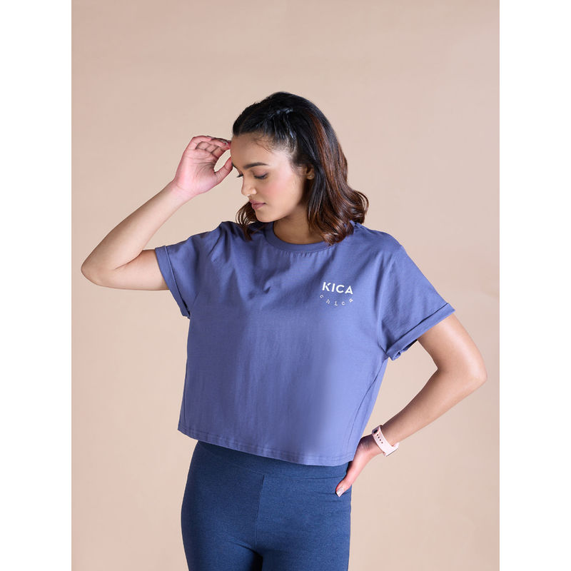 Kica Ease In Cotton Top For Everyday Essentials Blue (M)