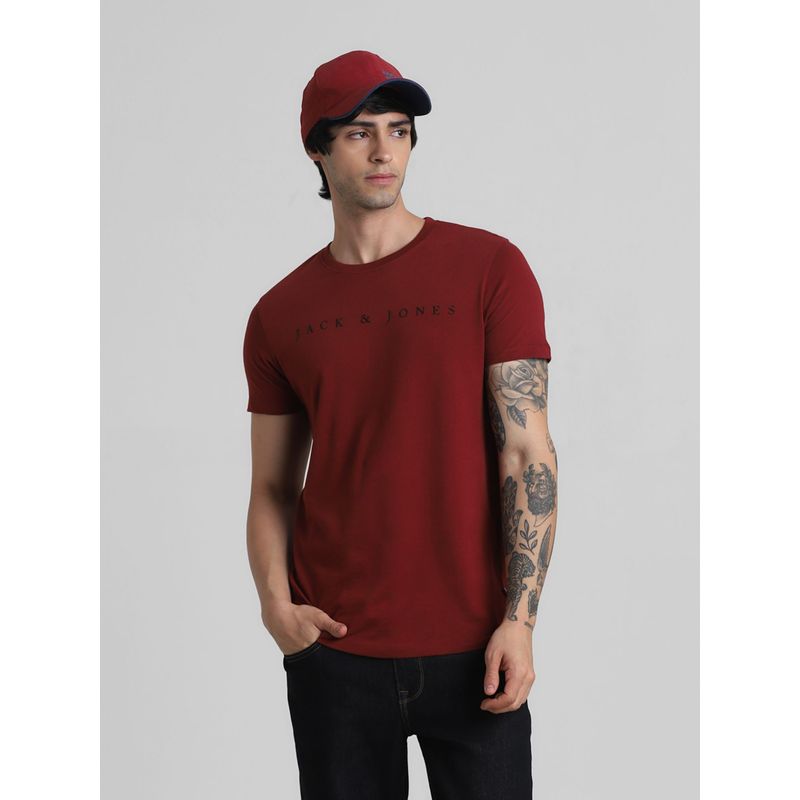 Jack & Jones Red Slim Fit T-Shirt (M)