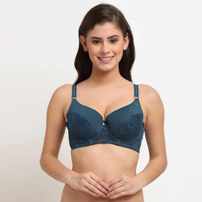 Makclan Bust your Buttons Brassiere - Teal (42D)