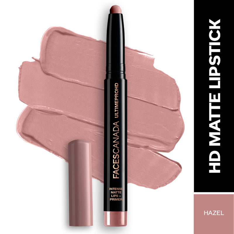 Faces Canada Ultime Pro HD Intense Matte Lips + Primer - Hazel 19, 9HR Long Stay