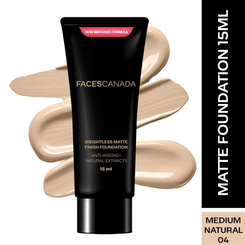 Faces Canada Weightless Matte Finish Foundation - Medium Natural 04