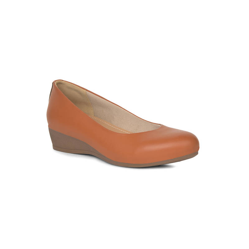 Bata Women's Tan Pumps Heels (UK 3)