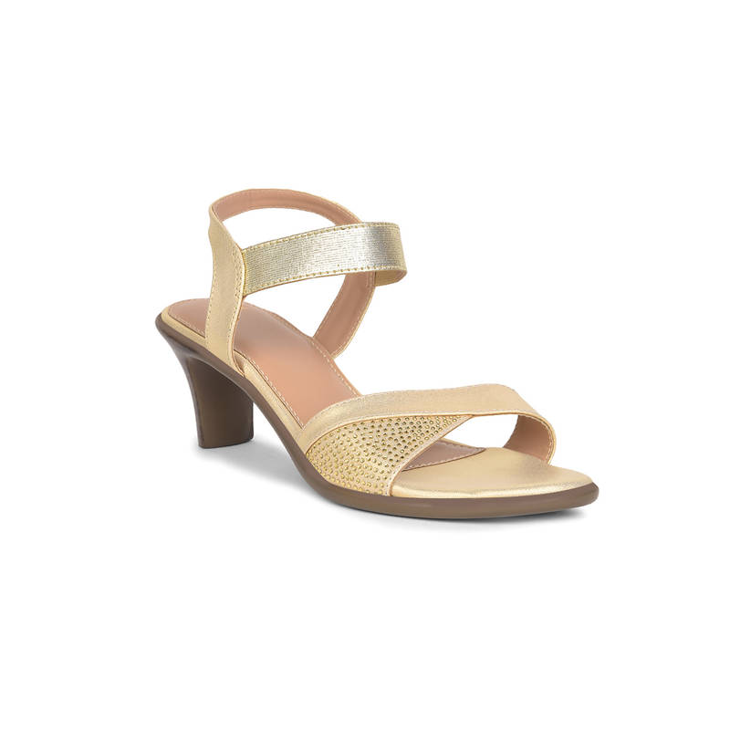 Bata Women's Block Heels-Beige (UK 5)