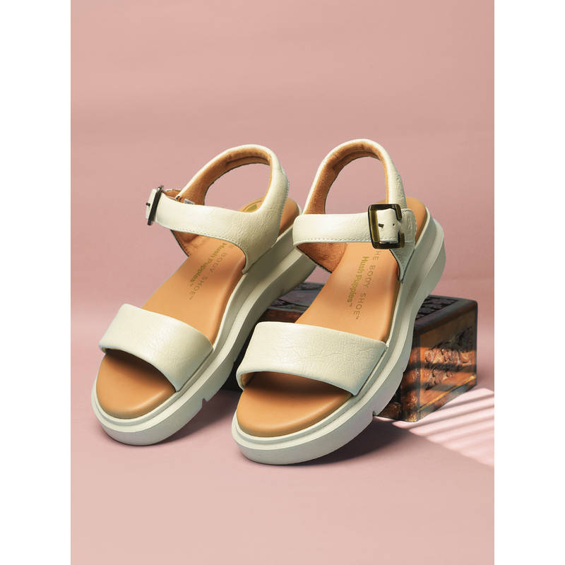 Hush Puppies Women's Wedges Heels -Off White (UK 5)