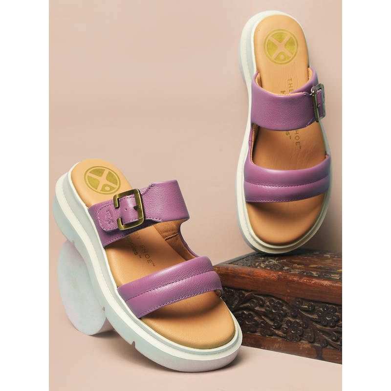 Hush Puppies Women's Wedges Heels -Purple (UK 4)