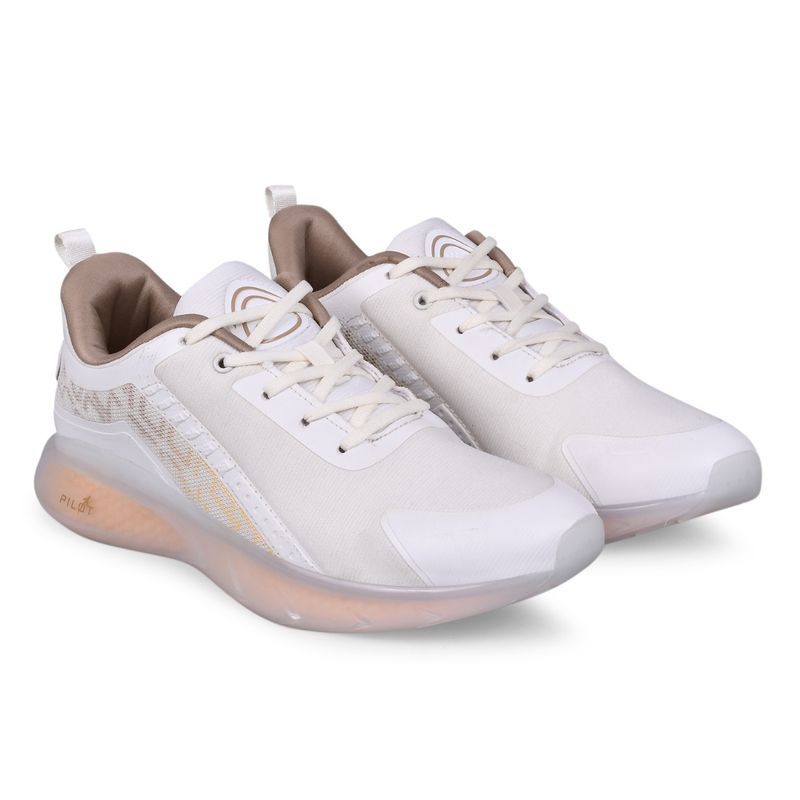 Campus Syclone Pro Off White Men Running Shoes (UK 7)
