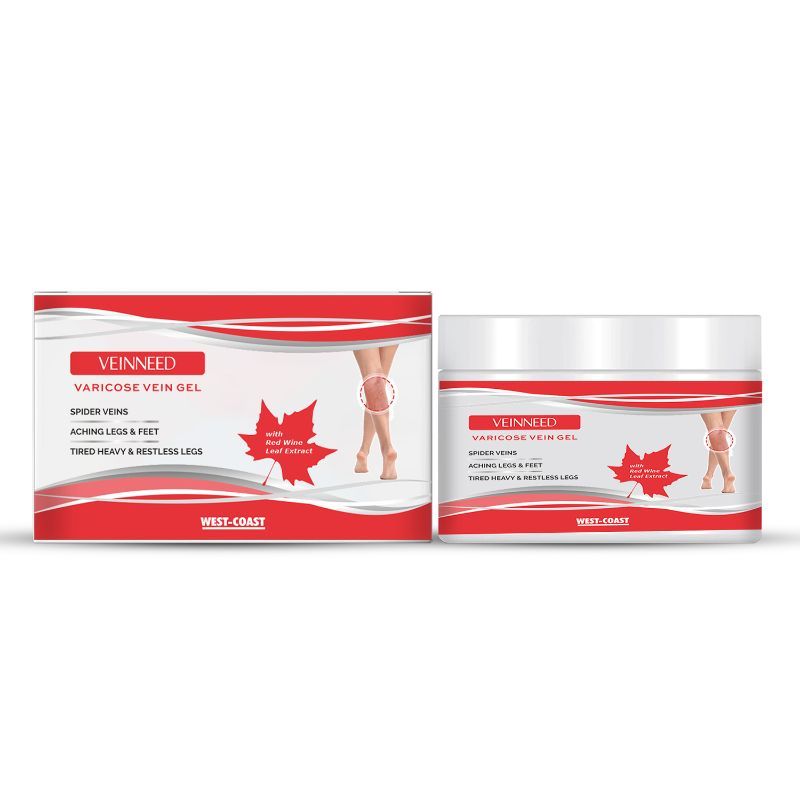Buy West Coast Veinneed Varicose Vein Gel For Management Of Varicose & Spider Veins For Leg Care