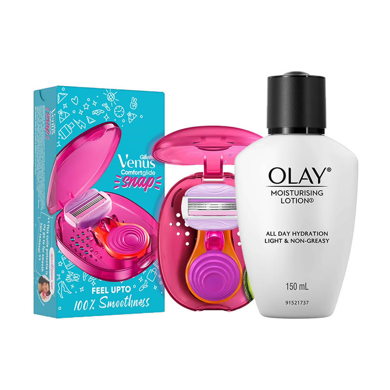 Buy Gillette Venus Skincare Combo - Olay Moisturizing Lotion + Venus ...