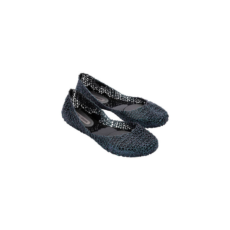 Melissa Women Black Festive Ballerina (US 5) (US 5)