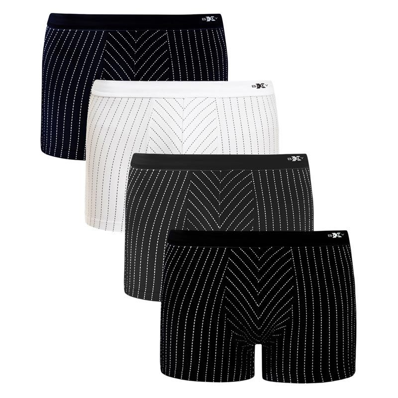 BODYX Pack Of 4 Fusion Trunks In Multi-Color (XXL)