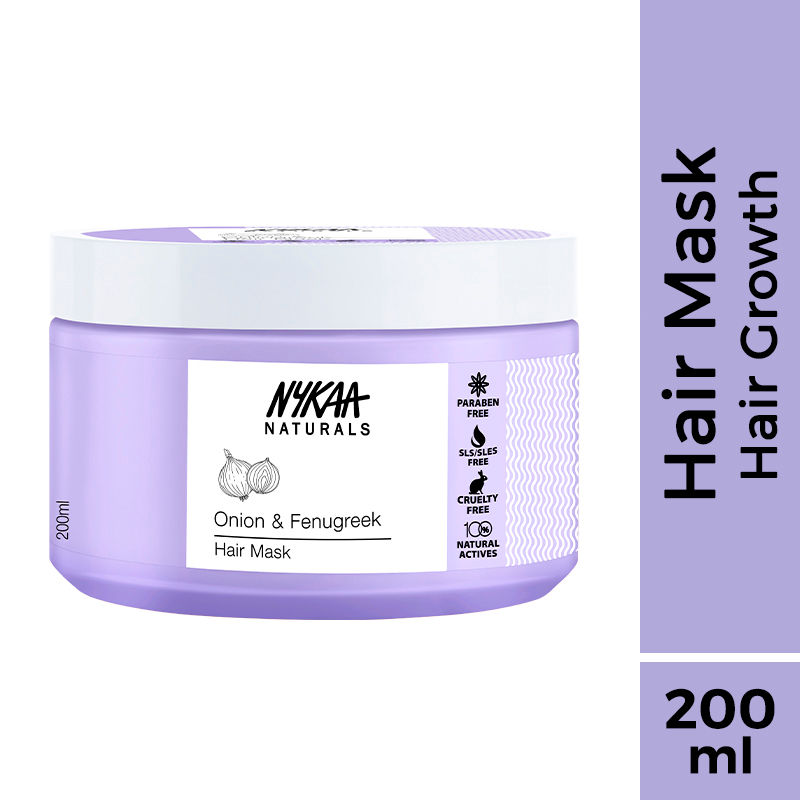 Nykaa Naturals Anti-Hair Fall Sulphate-Free Hair Mask With Onion & Fenugreek