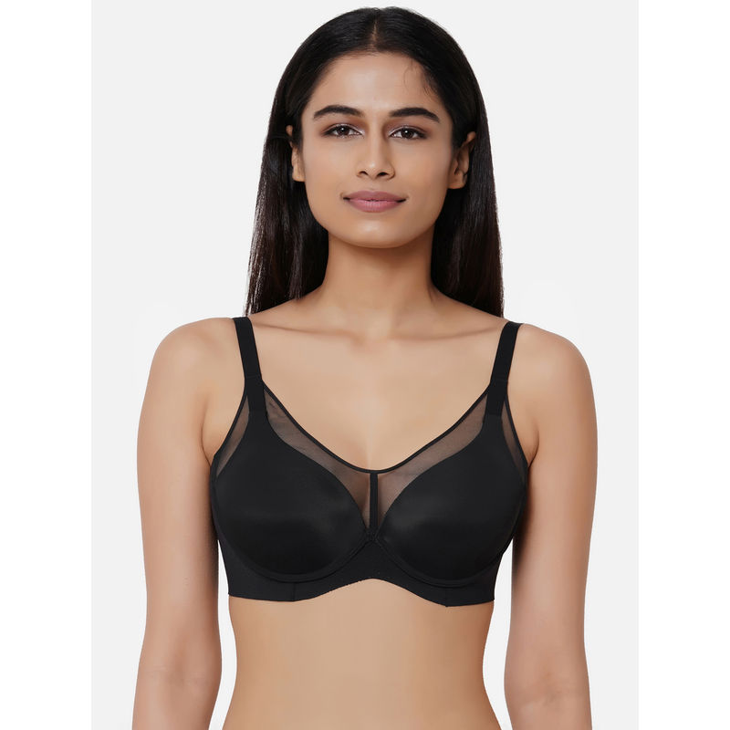 Wacoal Franca Full Cup Padded Non Wired Bra - Black (M)