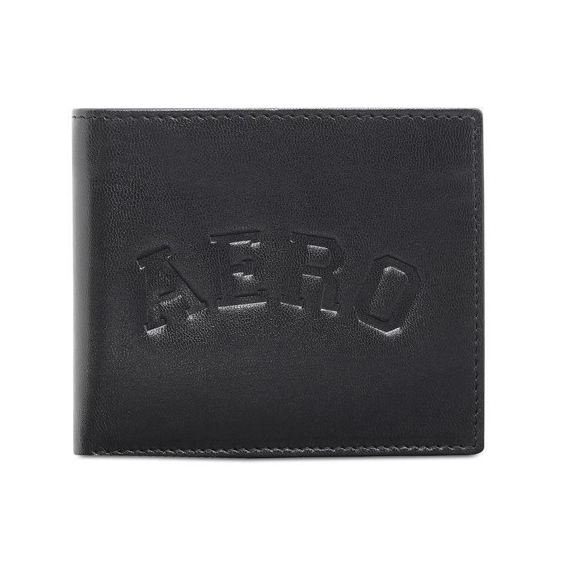 Buy Aeropostale Men Sanjose Leather Slim Fold Wallet Black Online