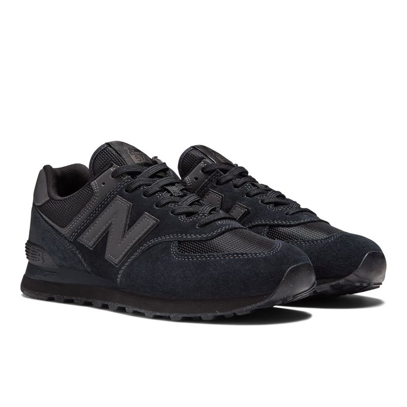 New Balance Men 574 Black Sneakers (UK 10)