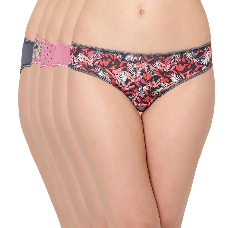 Juliet Women's Bikini Cotton Panties (Pack of 5) 6392 MultiColor Buy