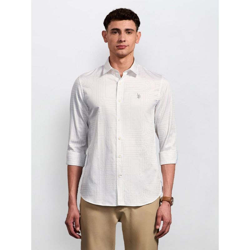 U.S. Polo Assn. Denim Co. Men's Brand Printed Black and Gold Shirt (39)