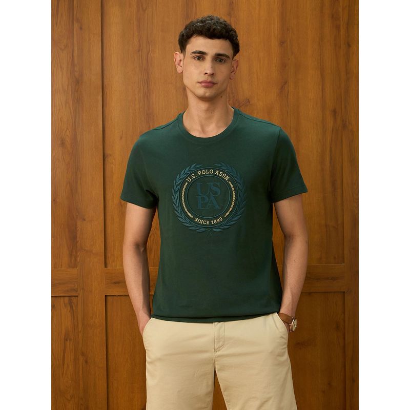 U.S. POLO ASSN. Men's Brand Embroidered Varsity Theatre T-Shirt (XL)