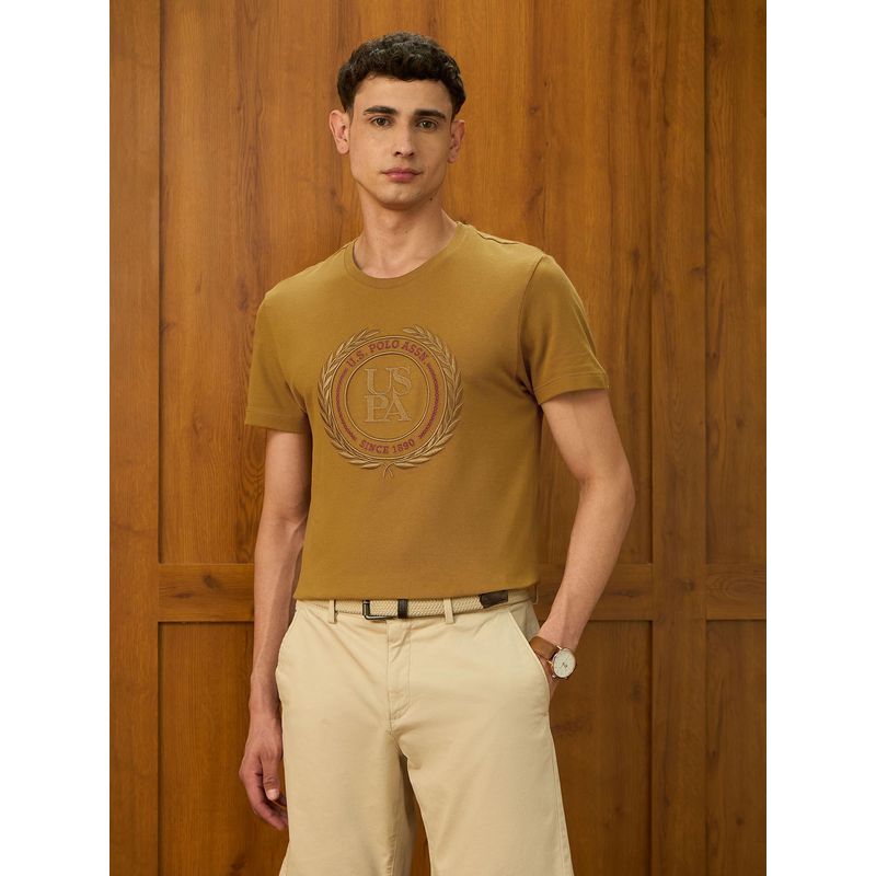 U.S. POLO ASSN. Men's Brand Embroidered Varsity Theatre T-Shirt (S)