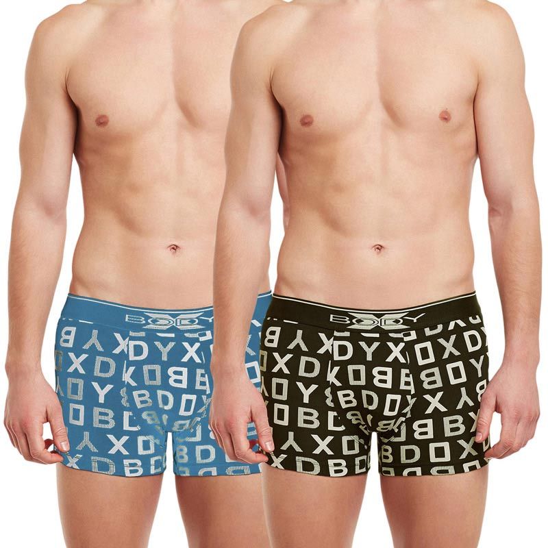 BODYX Pack Of 2 Fusion Trunks In Multi-Color (M)