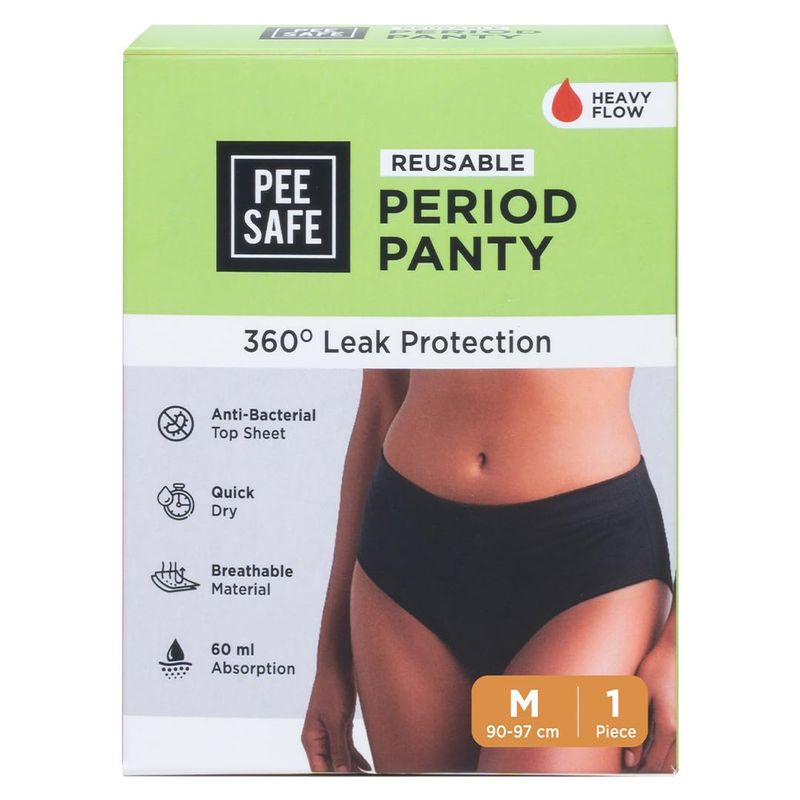 Pee Safe Reusable Period Panty For Women & Girls- Medium Size