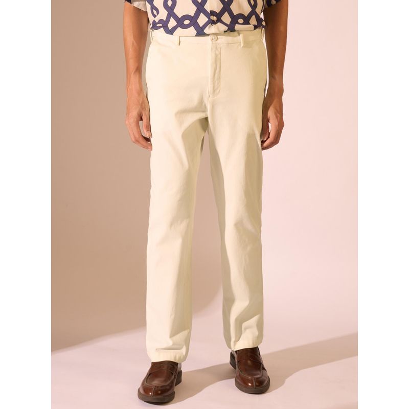 Selected Off-White Slim Fit Chino Pants (29/32)