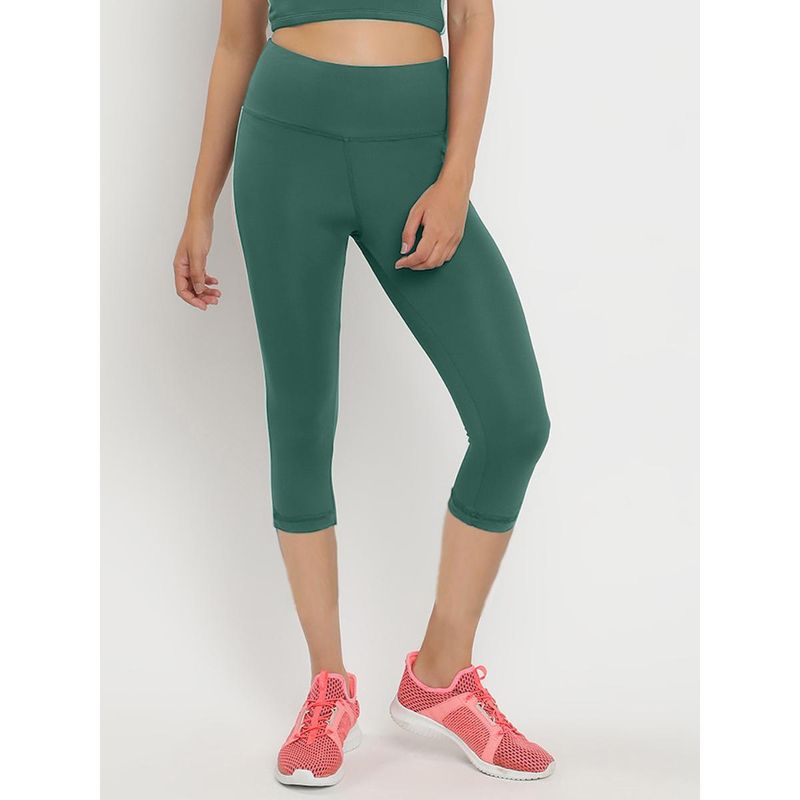 Wear Jukebox Zen Leggings High-Rise Crop 18 Green (S)