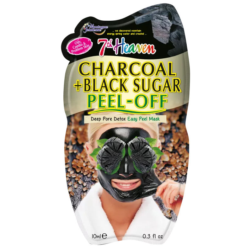 7th Heaven Montagne Jeunesse Charcoal Black Sugar Peel Off Mask