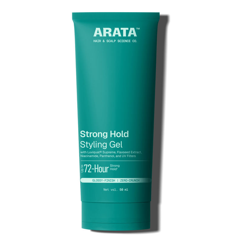 Arata Styling Hair Gel with Flax Seed Extract For Strong Hold & Definition