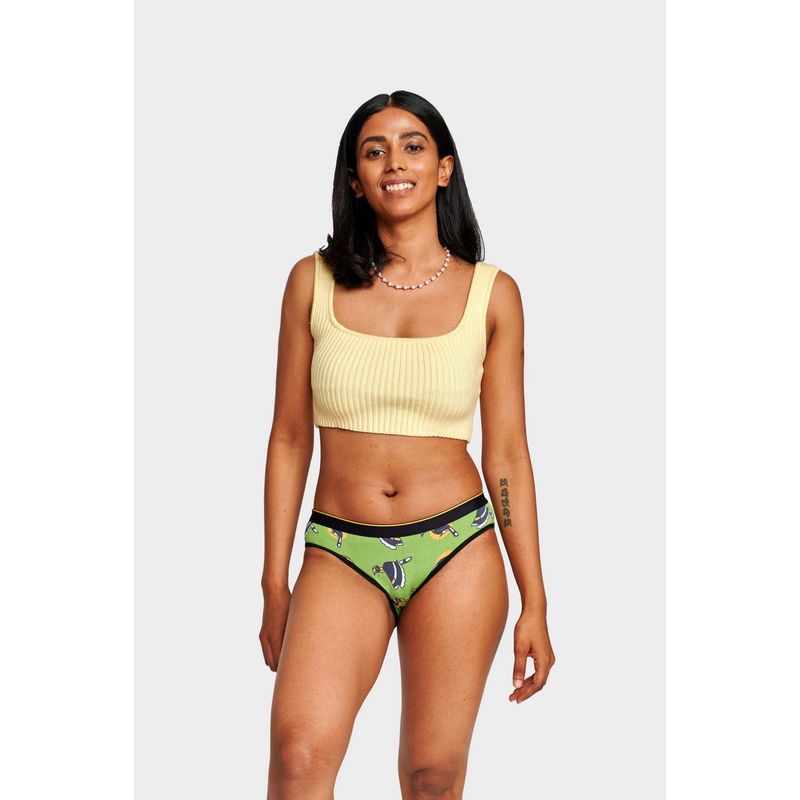 Bummer Chill Bill Micro Modal Women's Bikini - Green (S)