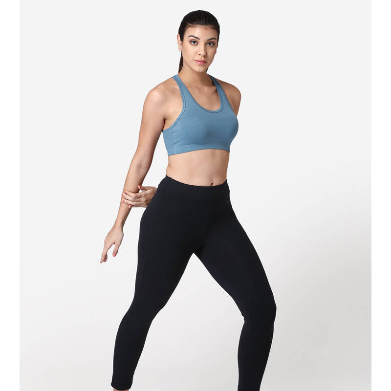 Abelino Racer Back Gym Bra - Green (XL)