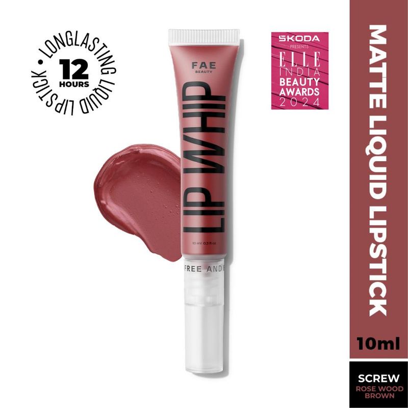 FAE Beauty Lip Whip 12H Matte Liquid Lipstick - Screw