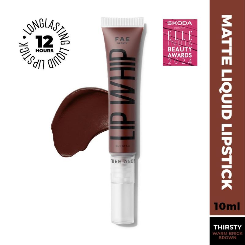 FAE Beauty Lip Whip 12H Matte Liquid Lipstick - Thirsty