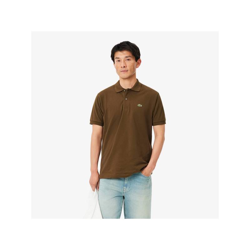 Lacoste Effortless Wear Brown Classic Fit L.12.12 Original Polo T-Shirt (XS)