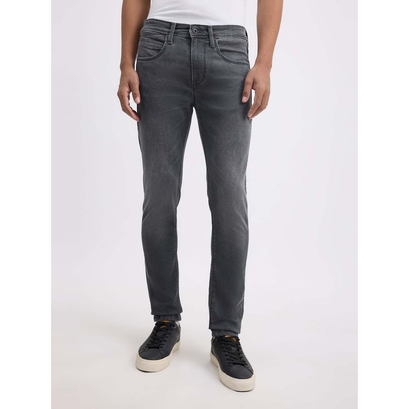 Pepe Jeans Grey Solid Slim Fit Jeans (30)