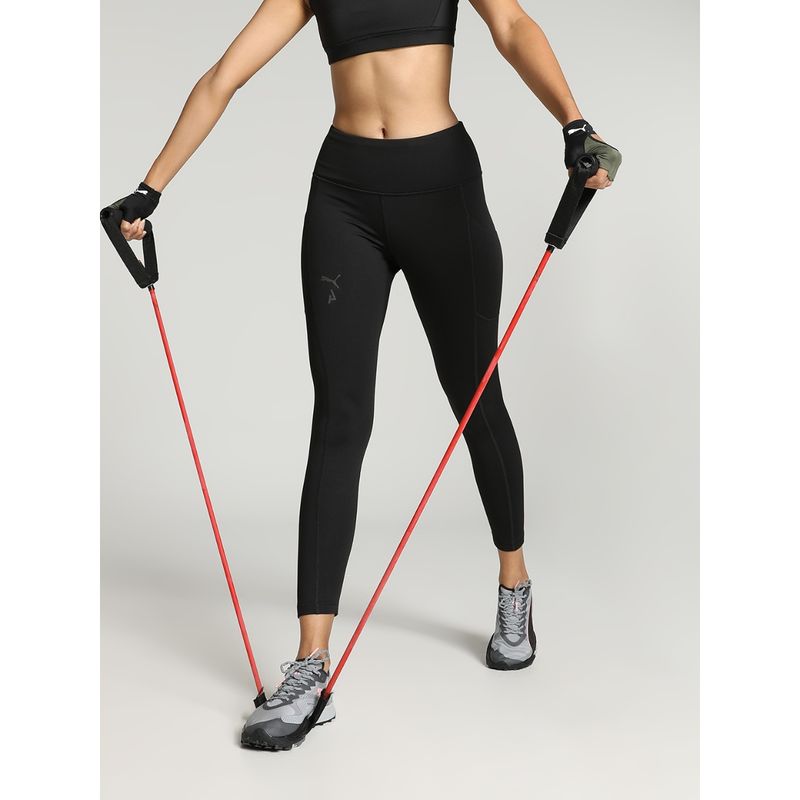 Puma SEASONS FULL Women Black Tights (XS)