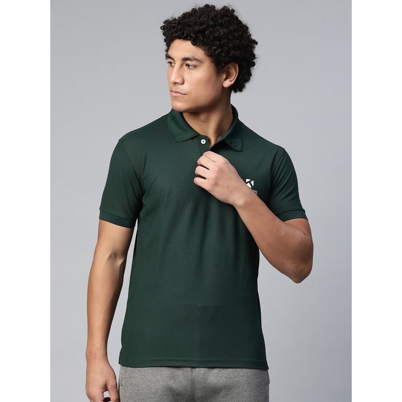 TOM BURG Men Green Polo T-Shirt (S)