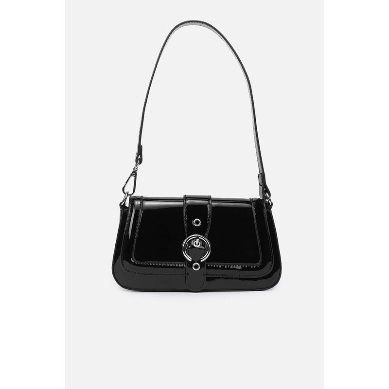 Forever 21 Solid Black Shoulder Bags Buy Forever 21 Solid Black