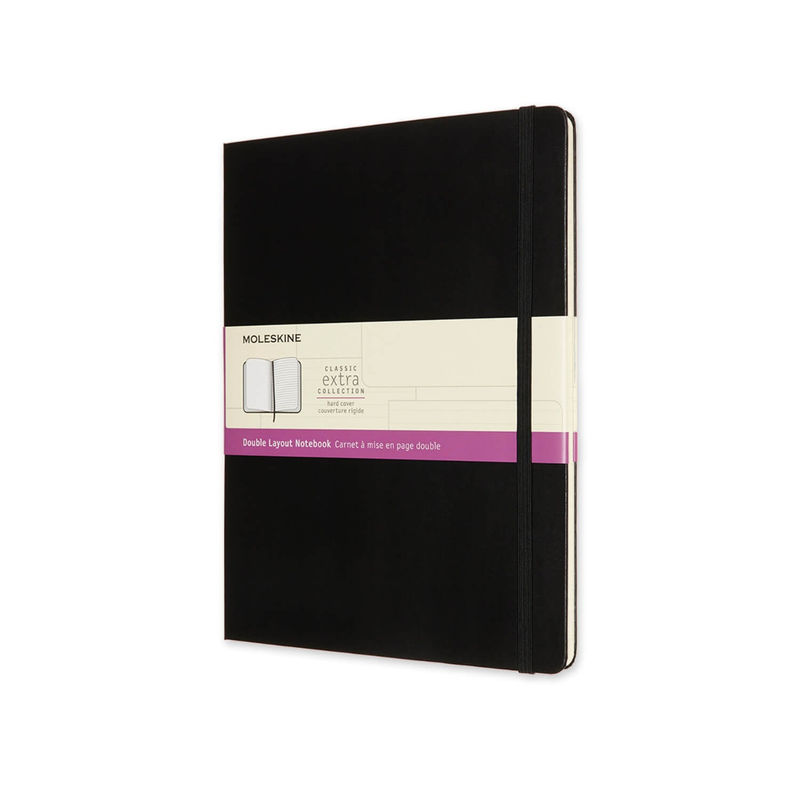 Buy MOLESKINE Extra Large Hard Cover Double Layout Notebook (Ruled and