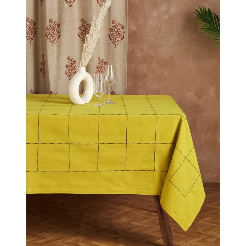 Fabindia Yellow Jivita Cotton Table Cover Buy Fabindia Yellow Jivita