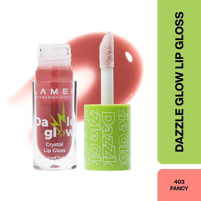 LAMEL Crystal Dazzle Glow Lip Gloss - Fancy