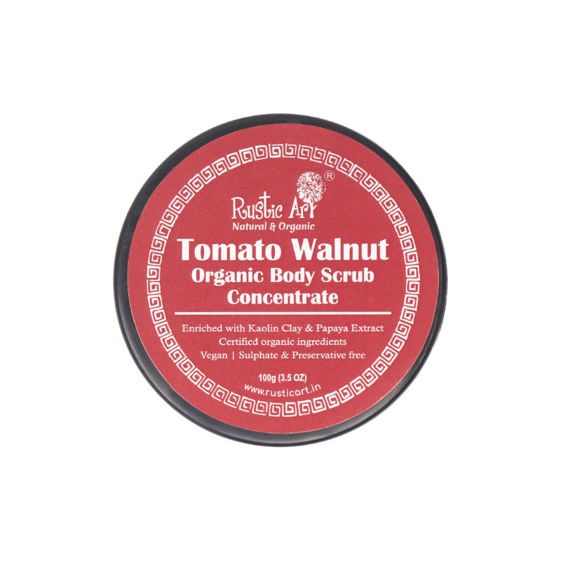 Rustic Art Tomato Walnut Body Scrub Concentrate