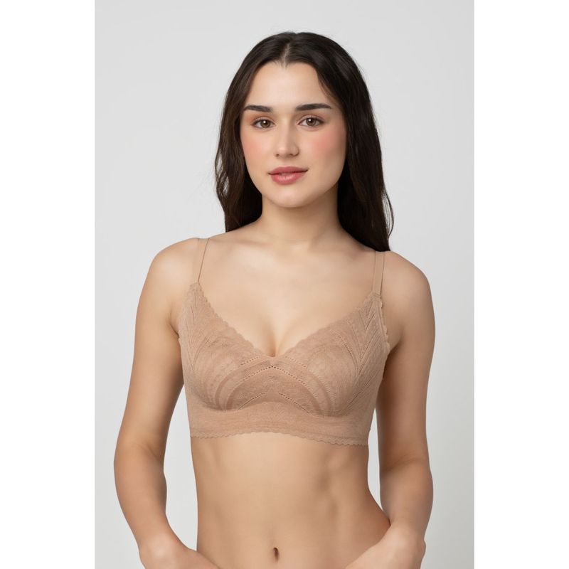 bodyline Brown Seamless Apex Padding Medium Support Multiway Bra (M)