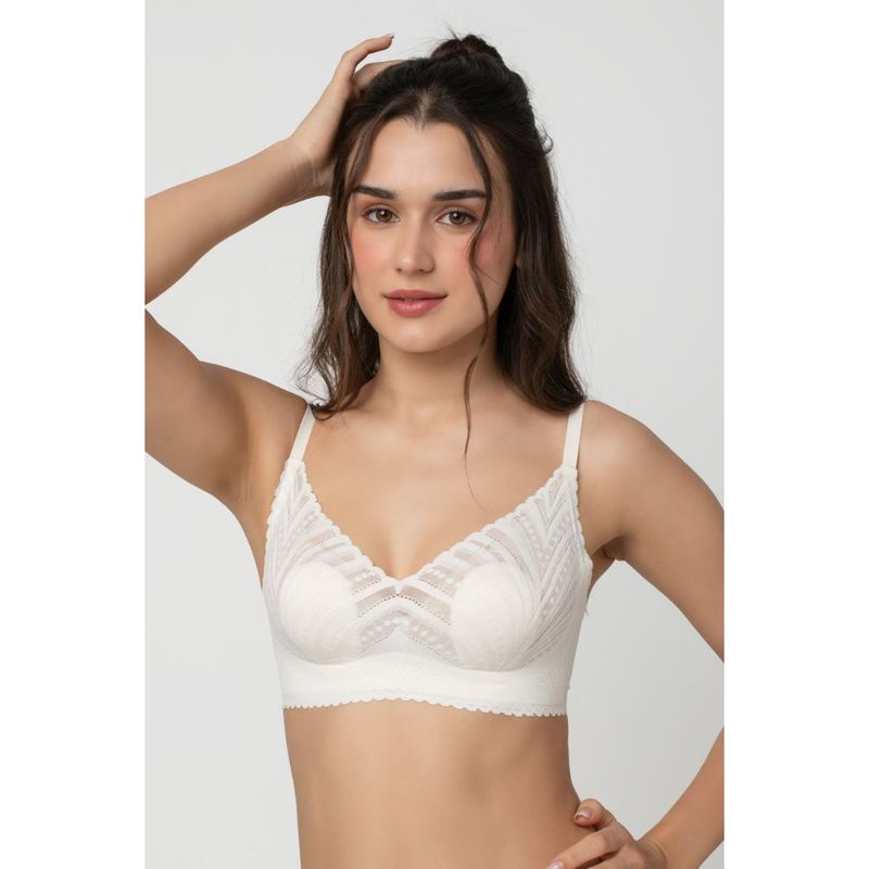 bodyline White Seamless Apex Padding Medium Support Multiway Bra (S)