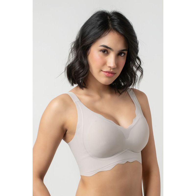 bodyline Lavender Seamless Moulded Full-Coverage Cups Bra (L)
