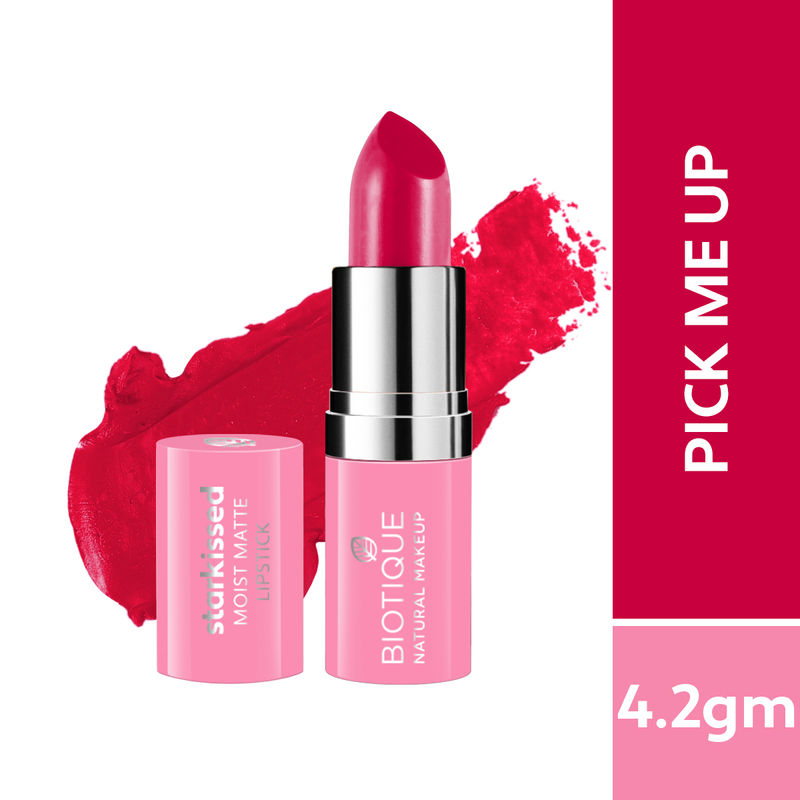 Biotique Starkissed Moist Matte Lipstick - Pick Me Up